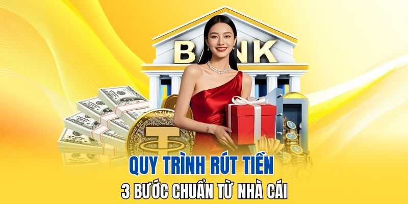 Quy trình rút tiền 3 bước chuẩn từ nhà cái